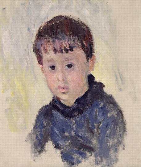 In the collection were four portraits of Michel Monet as a child. Click image for source...