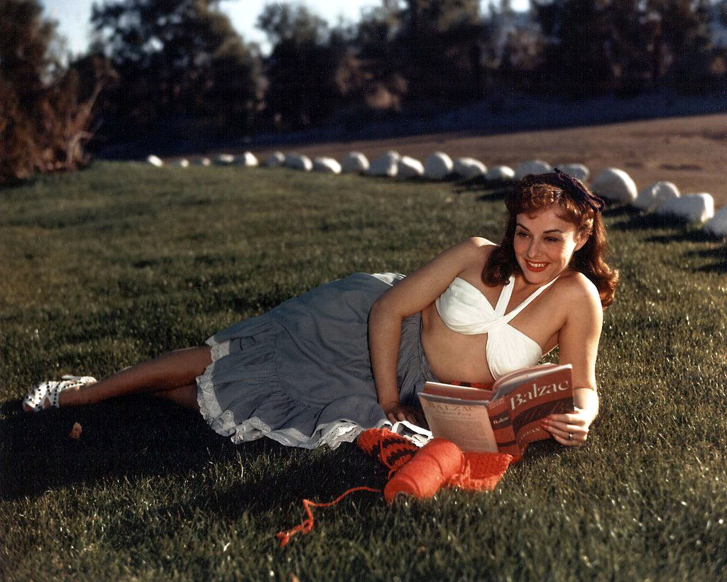 ---Paulette Goddard reads.---