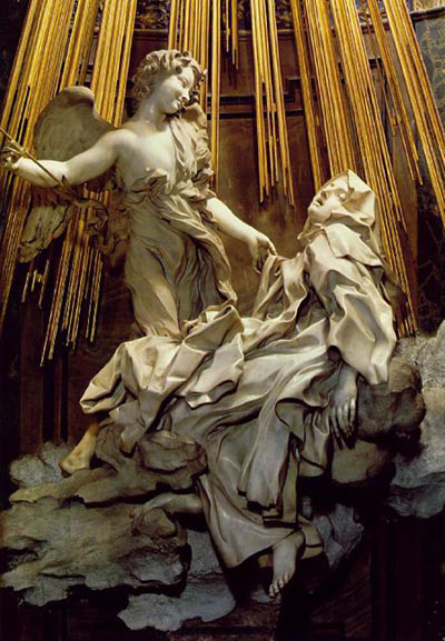 ---Ecstasy of Saint Teresa by Gian Lorenzo Bernini, 1647-1652---click image for source...