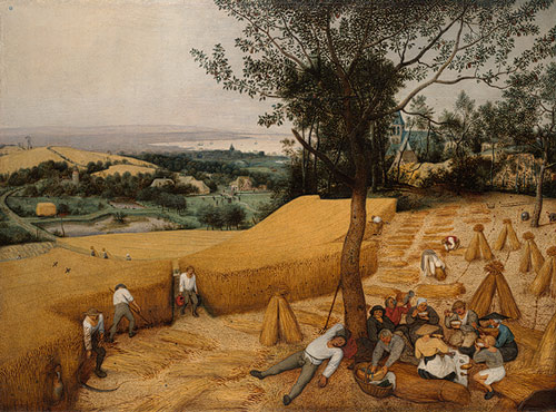 ---Pieter Bruegel the Elder’s painting The Harvesters (1565) shows a scene of plenty, but people like the peasants depicted in it would have been all too familiar with famine. (Courtesy: The Metropolitan Museum of Art)---click image for source...