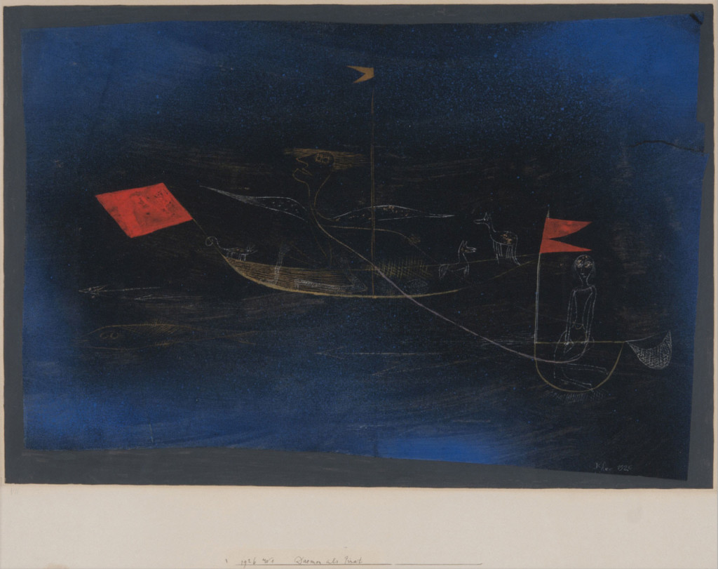 ---Demon as Pirate (Daemon als Pirat) Paul Klee, Swiss, 1879 - 1940 Date: 1926 Medium: Opaque watercolor and watercolor on paper Dimensions: Sheet (irregular): 11 3/4 x 17 inches (29.8 x 43.2 cm)---click image for source...